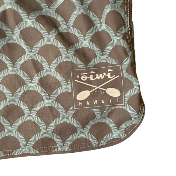 O’iwi ~ Ehiku Kane Board Shorts ~Super-soft & lightweight ~paddle canoe ~size 38 - Picture 5 of 12